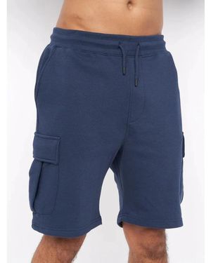 Crosshatch Seagaro Cargo Shorts (Insignia) - Blue