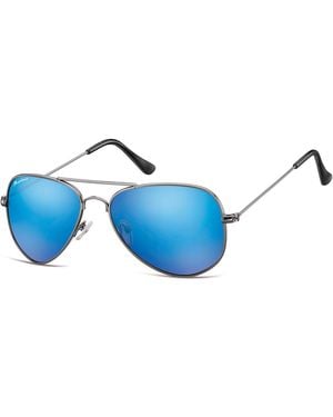 Montana Aviator Revo Mirror Ms94 Metal - Blue