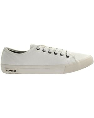 Seavees Monterey Standard Cotton Canvas Off Trainers - Black