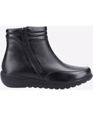 Fleet Foster Morocco Wide Fit Boot - Black