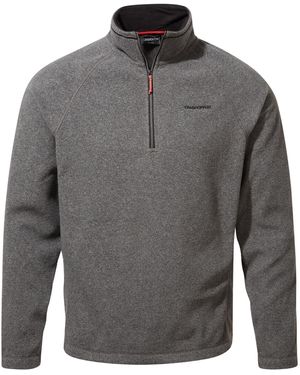 Craghoppers Corey Vi Half Zip Fleece Top Pepper Marl) - Grey