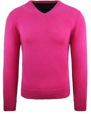 Eden Park Logo Jumper Cotton - Pink