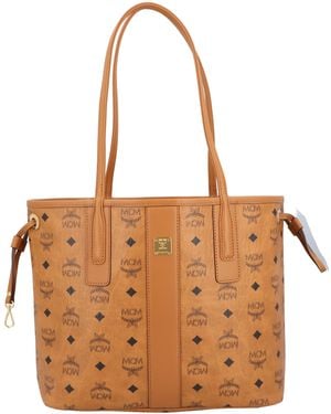 MCM Reversible Liz Shopper - Brown