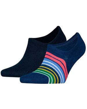Tommy Hilfiger Footie Liner No Show Socks - Blue