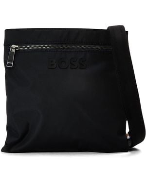 BOSS Accessories Catch 3.0 Cross Body Bag With Emed Logo - Black