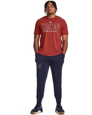 Under Armour Project Rock Paradise T-Shirt - Red