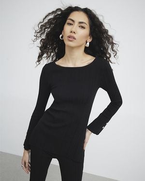 River Island Tunic Top - Black