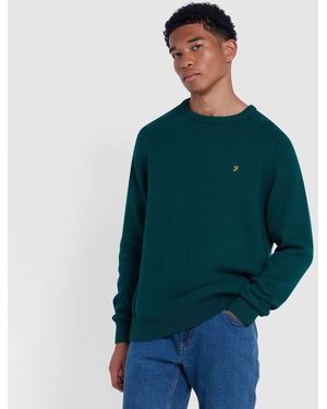 Farah Kingsbury Crewneck Sweater - Groen
