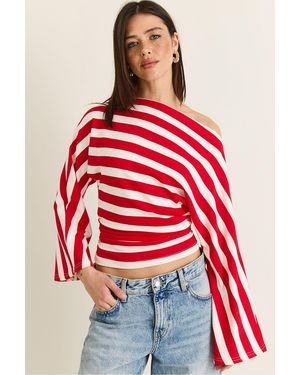 Bianco Lucci Blouse - Red