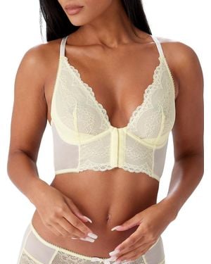 Gossard Superboost Lace Deep V Bralet - White