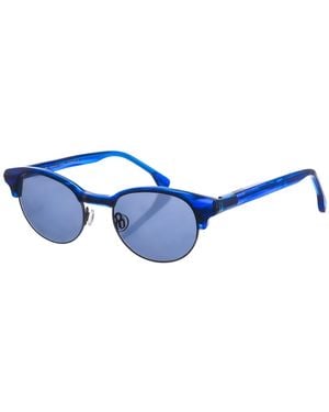 Zen Pantos Z426 Shape Acetate And Metal Sunglasses - Blue