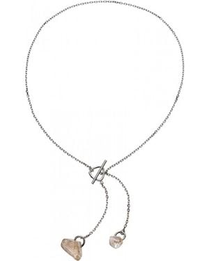 Gc Cwn90706 Ladies Necklace Sterling - Natural