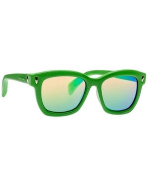 Italia Independent Sunglasses 53/18/145 Mm Rubber - Green