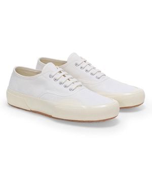 Superga Adult 2430 Deck Canvas Trainers /Off) - White