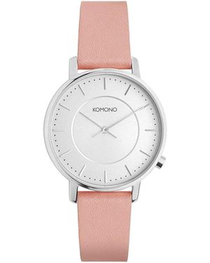 Komono Horloge Harlow Zilver - Metallic