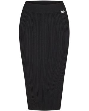 HUGO Sareplie Knitted Skirt - Black