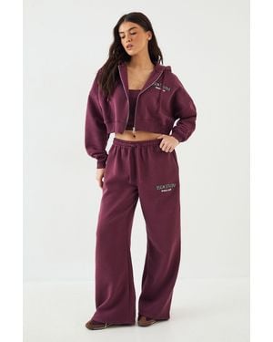 DSGN Studio Applique 3 Piece Tracksuit - Red