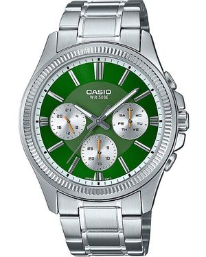 G-Shock Collection Watch Mtp-1375Pd-3Avef Stainless Steel - Green