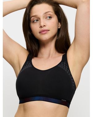Triumph Triaction Cardio Flow N01 Ex Sports Bra - Black