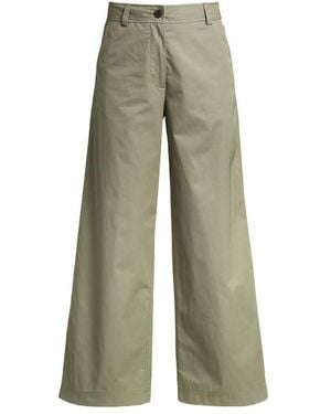 Parajumpers Amazonas Sage Wide Flared Trousers - Green