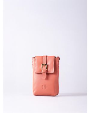Lakeland Leather Tarnly Cross Body Phone Pouch Bag - White