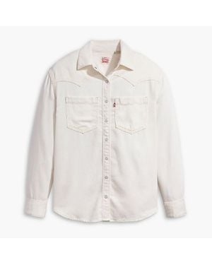 Levi's Teodora Denim Lichtgewicht Shirt - Wit