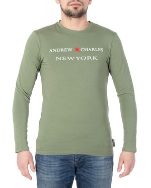 Andrew Charles by Andy Hilfiger Ls T-Shirt Ts160 031002 Selma Cotton - Green