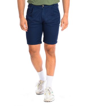 La Martina Bermuda Shorts With Straight Cut Hem Tmb004-Tl121 - Blue