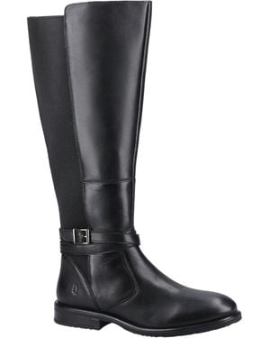 Hush Puppies Victoria Leather Boots - Black