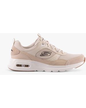Skechers 150075/Ntbk Skech-Air Court-Retro Avenue Trainers Natural - Pink