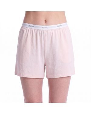 BOSS Cotton Short Pyjama Trousers 50555600 - Pink