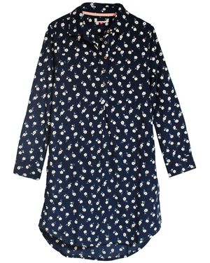 Secret Label Floral Cord Dress - Blue
