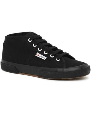 Superga Adult 2754 Cotu Mid Cut Trainers (Full) - Black