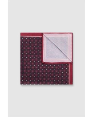 Alexandre Silver Label Pocket Square - Pink