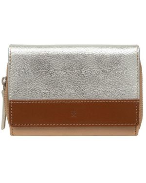 NiNa Amora 'Daniela' Multi-Coloured Leather Purse - Grey