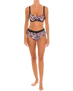 Teleno Womenss Unpadded Underwired Bikini Eb1625C - Orange