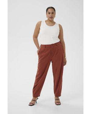 Kaffe Pants Suiting Kcmerla Pants Suiting Loose Fit - Rood