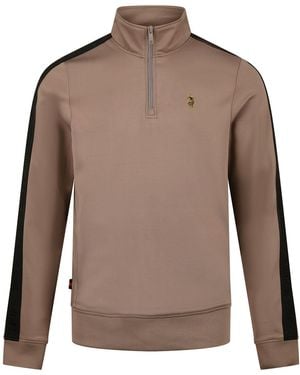 Luke 1977 Tttqr Quarter Zip Hardnut Sweatshirt - Brown