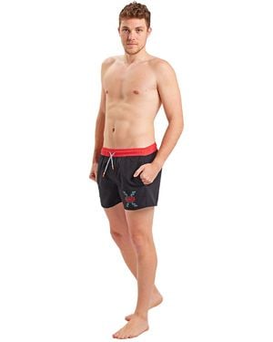 Munich Mesh Pocket Swim Trunks - Black