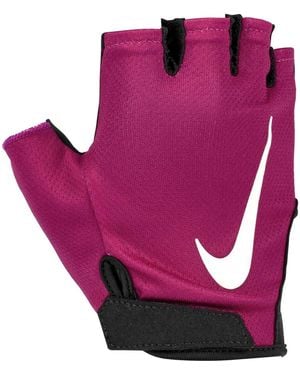 Nike Ladies Gym Essential 2024 Fitness Fingerless Gloves (/) Material_Synthetic - Purple