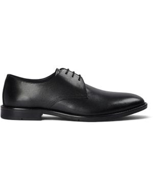Paul Andrew Classic Plain Toe Derby Shoes - Black