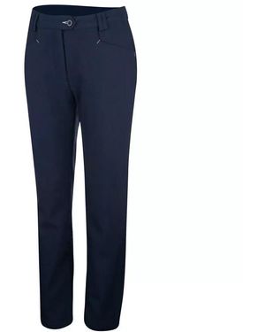 Island Green Ladies Bonded All Weather Golf Trousers - Blue