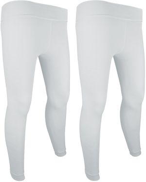 THMO 2-Pack Thermo Broek Leggings Voor De Winter - Wit