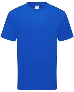 Fruit Of The Loom Adult Pure Cotton T-Shirt (Royal) - Blue