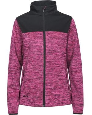 Trespass Ladies Laverne Dlx Softshell Jacket - Purple