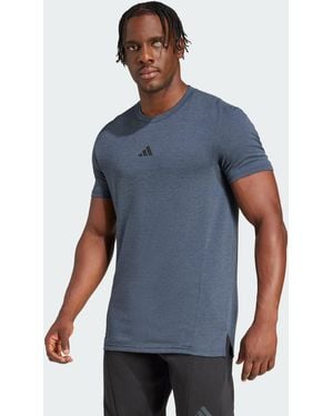 adidas Originals Designed For Training Workout Tee - Blue
