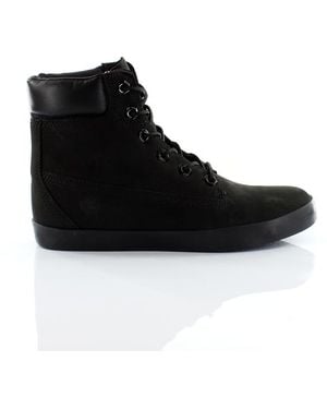 Timberland 6 Inch Glastenbury Nubuck Leather Lace Up Boots 6224B - Black