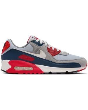 Nike Air Max 90 Trainers/Navyred - Blue