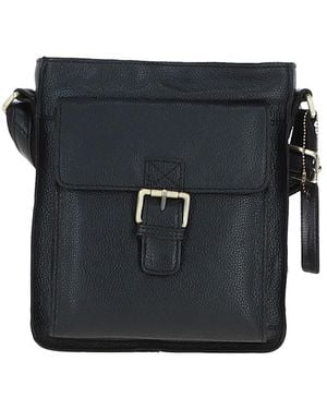 Ashwood Leather Classic Side Bag - Black