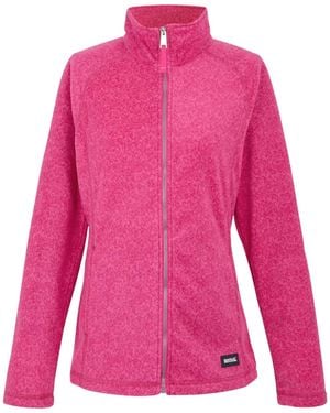 Dare 2b Ladies Mayse Full Zip Fleece Jacket Fusion Marl) - Pink